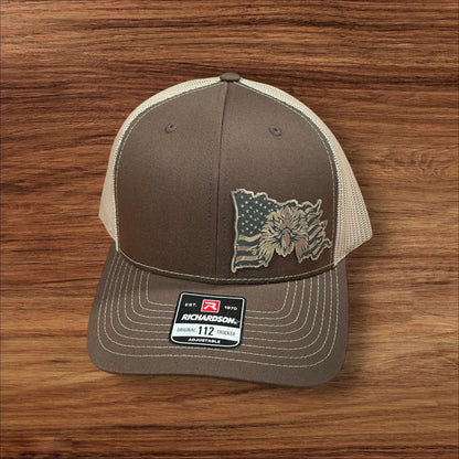 American Flag Eagle Hat | Patriotic | Camo | Richardson Hats |